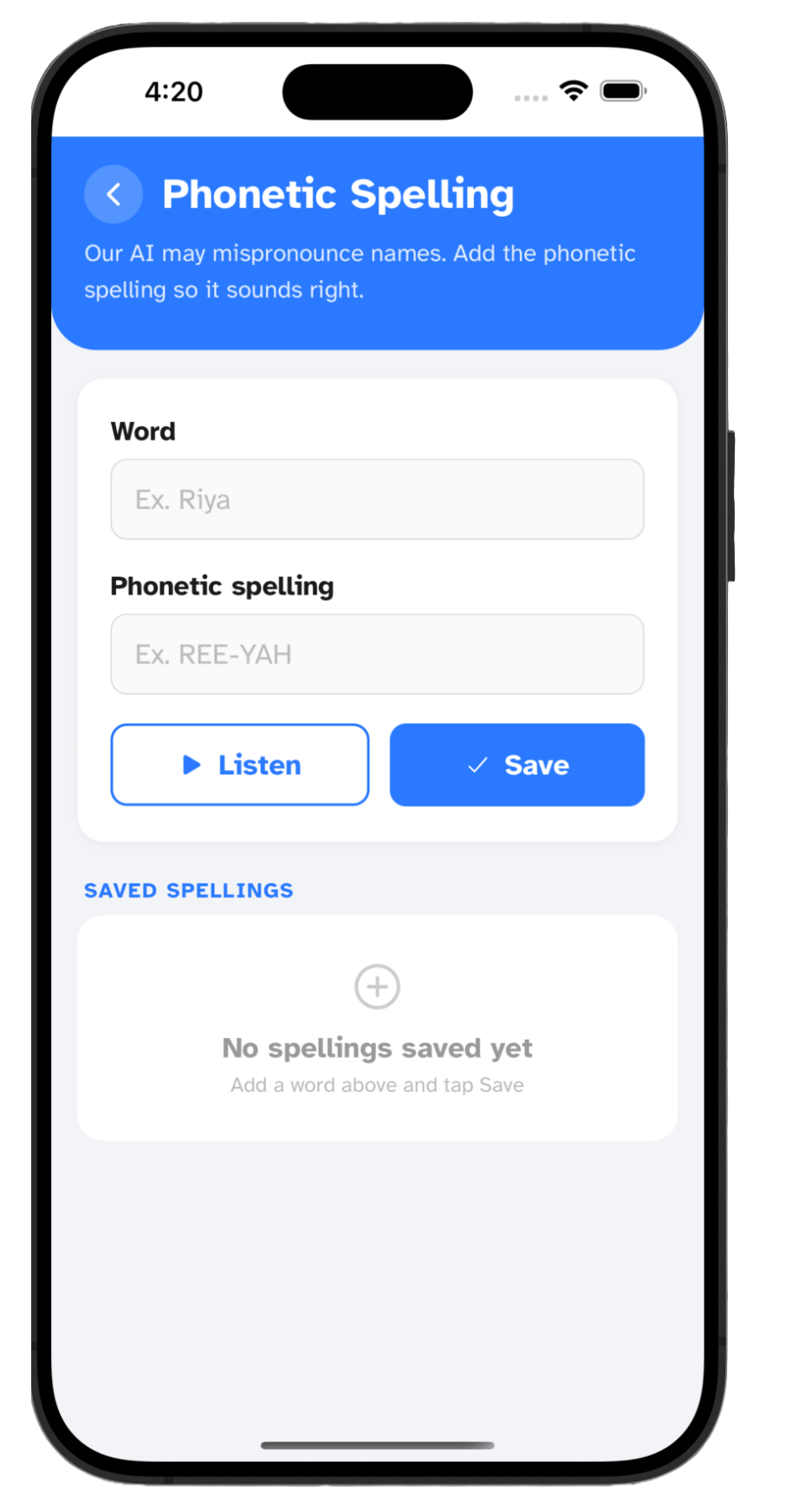 Accurate Pronunciations